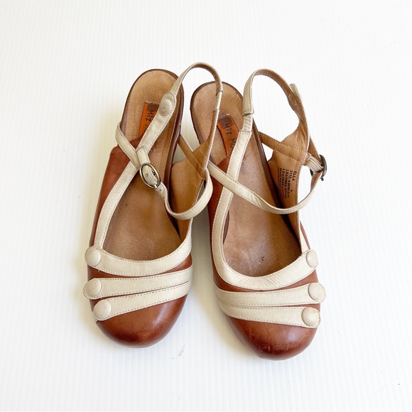 Miz Mooz- Ella Slingback Brown Pumps Size 6 - Picture 1 of 7